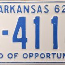 1962 Arkansas License Plate (2-4114) 1962 Arkansas License Plate (2-4114)