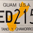 1995 Guam License Plate (DED215A)