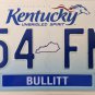 2012 Kentucky License Plate (554 FNS)