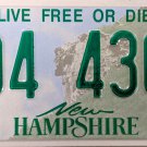 2017 New Hampshire License Plate (404 4305)
