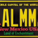 2020 New Mexico "Chili Pepper" License Plate (ALMM22)
