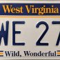 2016 West Virginia License Plate (5WE 275)