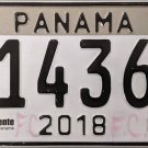 2018 Panama License Plate (014364)