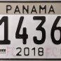 2018 Panama License Plate (014364)