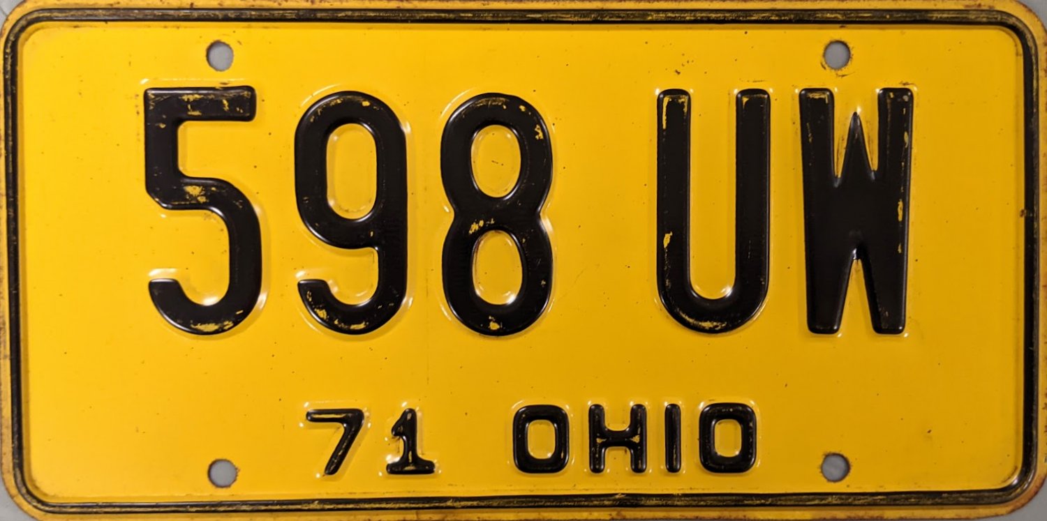 1971-ohio-license-plate-598-uw