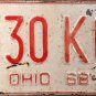 1968 Ohio License Plate (530 KG)