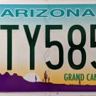 2018 Arizona License Plate (BTY5858)