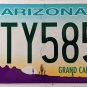 2018 Arizona License Plate (BTY5858)