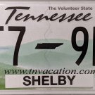 2021 Tennessee License Plate (6T7-9k6)