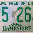 2018 New Hampshire License Plate (425 2644)