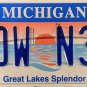 2002 Michigan License Plate (3DW N37)