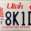 2021 Utah In God We Trust License Plate (8K1DX)