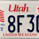 2020 Utah In God We Trust License Plate (8F3CG)