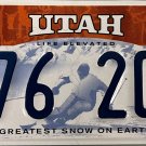 2016 Utah License Plate (D76 2CT)