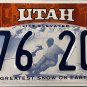 2016 Utah License Plate (D76 2CT)