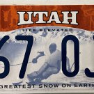 2018 Utah License Plate (E67 0JU)