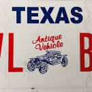 2018 Texas Antique Vehicle License Plate (KVL B4)