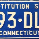 1986 Connecticut License Plate (193 DLM)