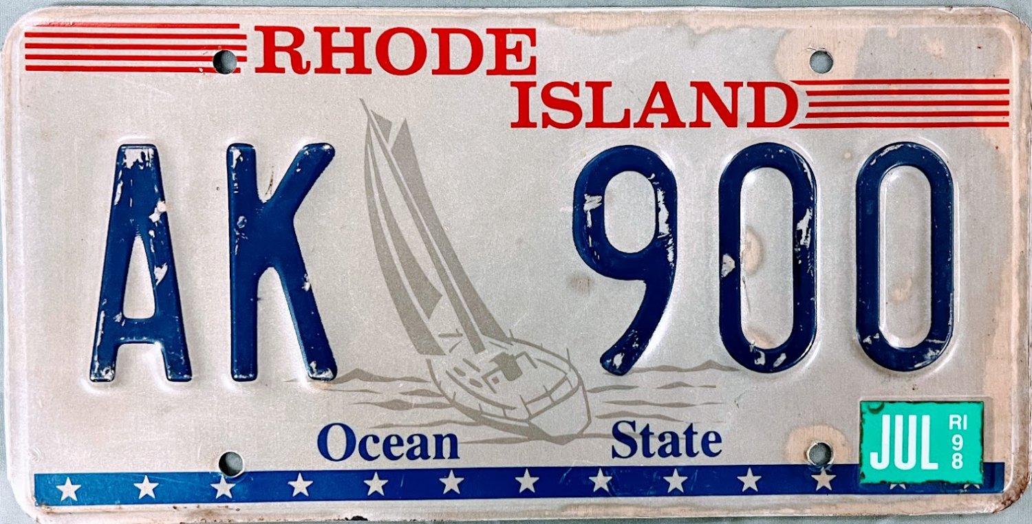 ri sailboat license plate