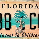 2004 Florida Invest In Children License Plate (138 CCE)