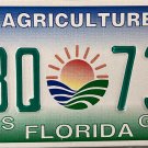 2013 Florida Agriculture License Plate (VBQ 738)