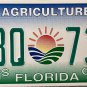 2013 Florida Agriculture License Plate (VBQ 738)