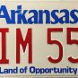 1981 Arkansas License Plate (IIM 554)