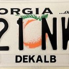 1999 Georgia License Plate (921 NWP)