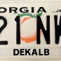 1999 Georgia License Plate (921 NWP)