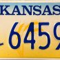 1998 Kansas Disabled (Wheelchair) License Plate (64596)