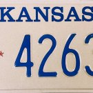2003 Kansas U.S. Veteran License Plate (42635)
