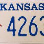 2003 Kansas U.S. Veteran License Plate (42635)