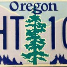 2002 Oregon License Plate (XHT 101)