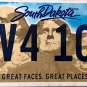 2022 South Dakota License Plate (1V4 104)