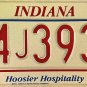 1993 Indiana License Plate (94J3937)