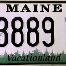 2020 Maine License Plate (3889 WQ)