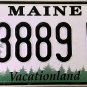 2020 Maine License Plate (3889 WQ)