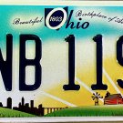 2012 Ohio License Plate (FNB 1193)