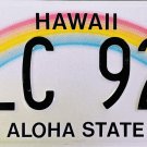 2022 Hawaii License Plate (LLC 928)