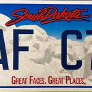 2015 South Dakota License Plate (1AF C79)