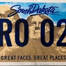 2019 South Dakota License Plate (2R0 024)
