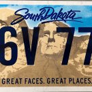 2019 South Dakota License Plate (36V 776)