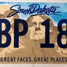 2020 South Dakota License Plate (1BP 186)