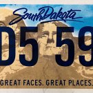 2020 South Dakota License Plate (5D5 594)