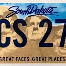 2021 South Dakota License Plate (1CS 271)