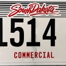 2019 South Dakota Commercial License Plate (31514 V)