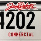 2019 South Dakota Commercial License Plate (14202 V)