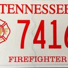 Tennessee FireFighter License Plate (7416FF)