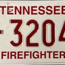 2008 Tennessee FireFighter License Plate (F-32043)