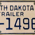 1976 South Dakota Trailer License Plate (H-14962)